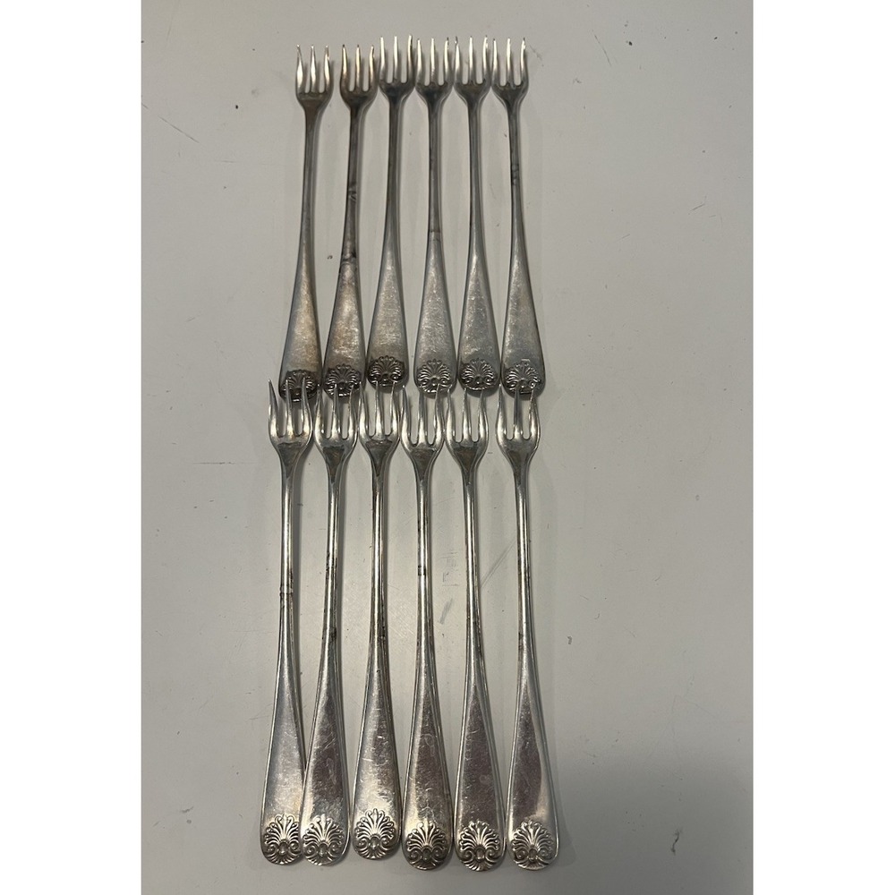 Vintage 1847 Rogers Bros A1 Set Of 12‎ Cocktail Forks Silver Plated